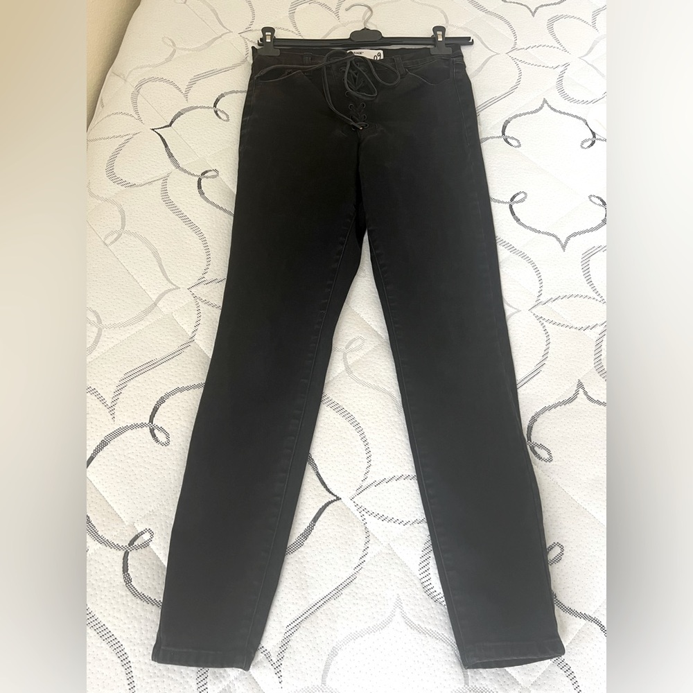 Garage ultra highrise jegging in black